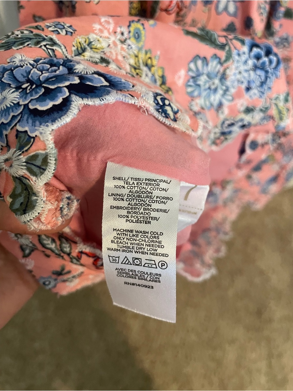 Loft midi Floral Cotton Dress - Picture 8 of 8